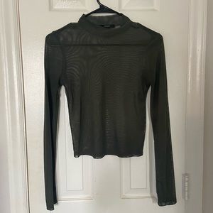 Green Mesh Top